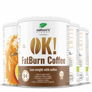 3x Golden Curcuma latte + OK!Fatburn Coffee paquet