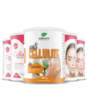 4x Skin Care Collagène + Anti Cellulite peeling au café paquet