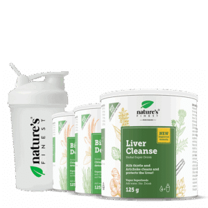 Liver + 2x Detox + Shaker NF paquet